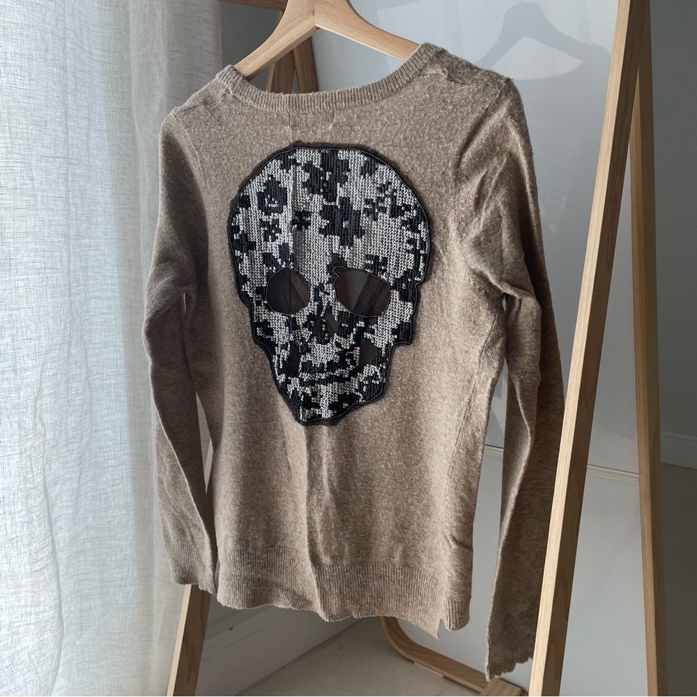 Strass vintage cashmere mix cardigan, S